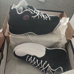 NEW in Box! Nike Air Jordan Black and White Athletic Shoes